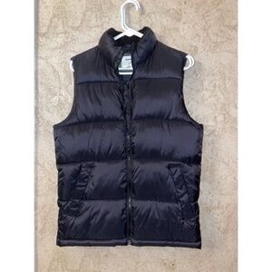 OLD NAVY Frost-Free Quilted Puffer Vest for Men Size Small Black